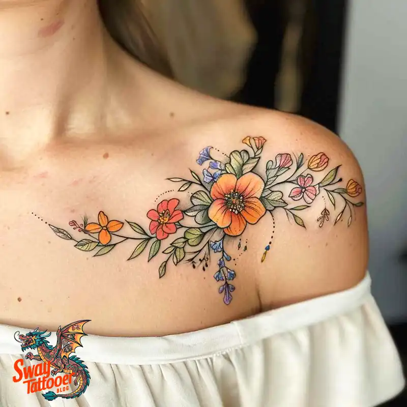 150 Women's Shoulder Tattoo Design Ideas: Your Next Ink 57 Women's Shoulder Tattoo