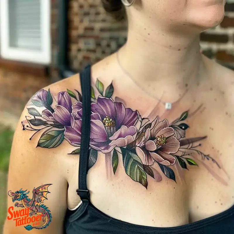 150 Women's Shoulder Tattoo Design Ideas: Your Next Ink 49 Women's Shoulder Tattoo