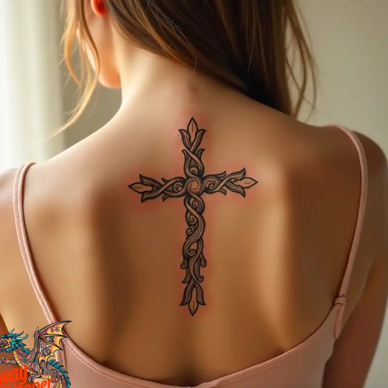 60 Wooden Cross Tattoo Designs: Timeless Symbol in Ink 13 wooden cross tattoo