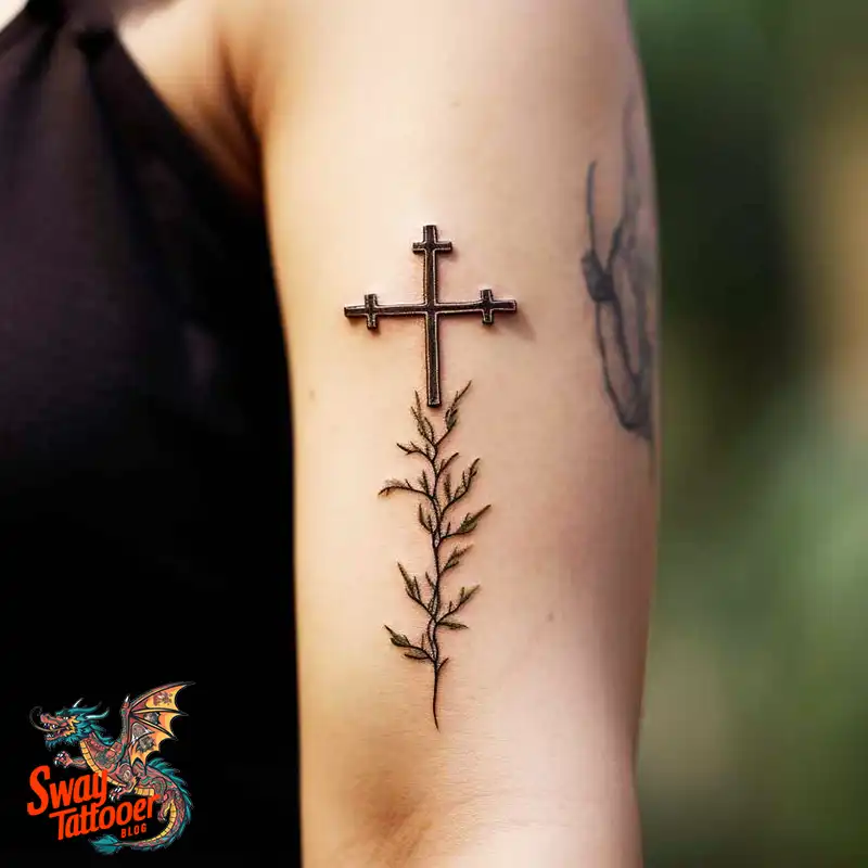60 Wooden Cross Tattoo Designs: Timeless Symbol in Ink 45 wooden cross tattoo