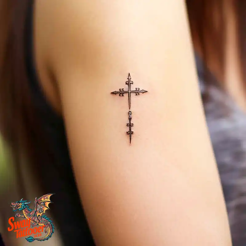 60 Wooden Cross Tattoo Designs: Timeless Symbol in Ink 43 wooden cross tattoo