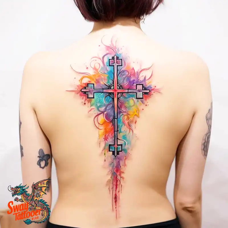 60 Wooden Cross Tattoo Designs: Timeless Symbol in Ink 53 wooden cross tattoo
