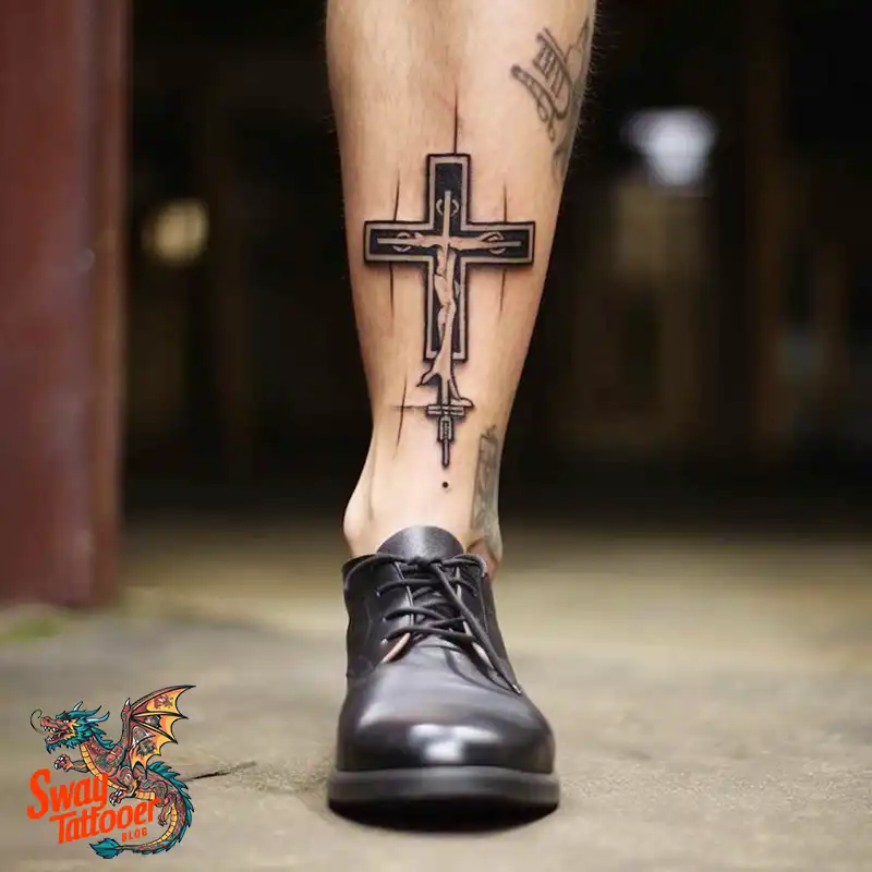 60 Wooden Cross Tattoo Designs: Timeless Symbol in Ink 23 wooden cross tattoo