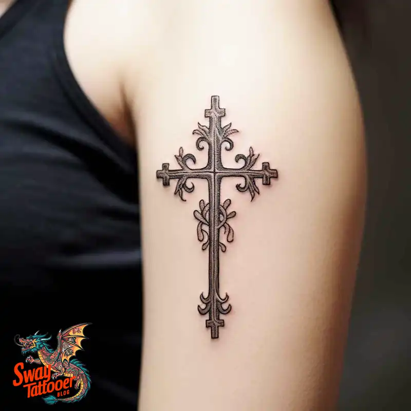 60 Wooden Cross Tattoo Designs: Timeless Symbol in Ink 49 wooden cross tattoo