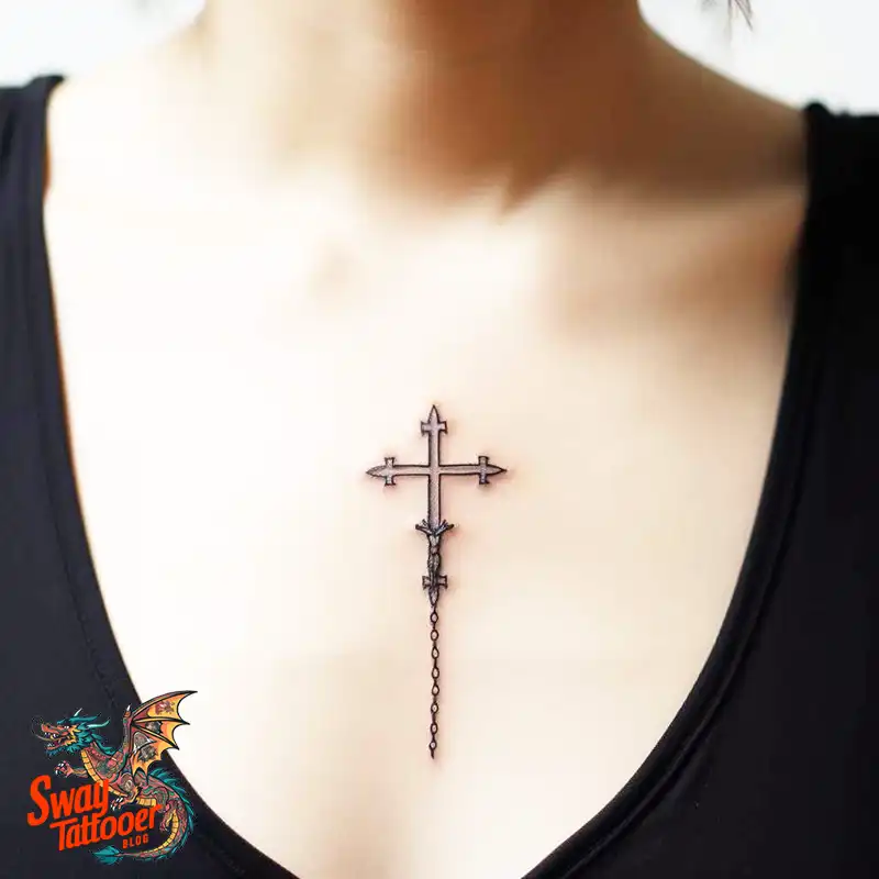 60 Wooden Cross Tattoo Designs: Timeless Symbol in Ink 46 wooden cross tattoo