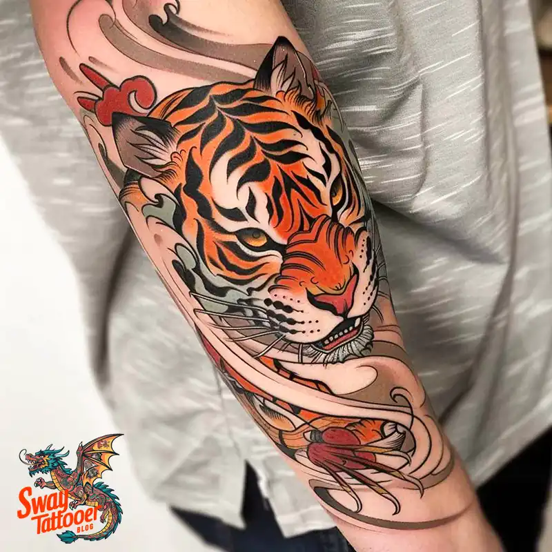 100 Yokai Japanese Tiger Tattoo Designs: Mystical Ink Spirit 71 Yokai Japanese Tiger Tattoo