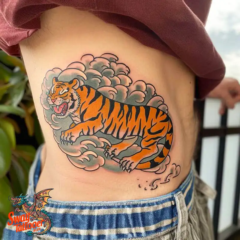100 Yokai Japanese Tiger Tattoo Designs: Mystical Ink Spirit 67 Yokai Japanese Tiger Tattoo