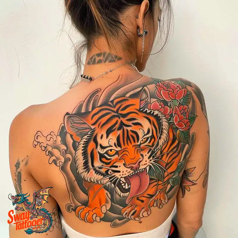 100 Yokai Japanese Tiger Tattoo Designs: Mystical Ink Spirit 57 Yokai Japanese Tiger Tattoo