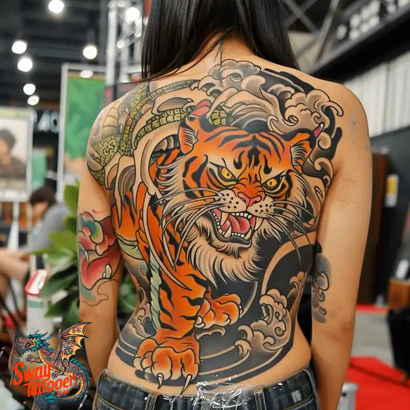 100 Yokai Japanese Tiger Tattoo Designs: Mystical Ink Spirit 56 Yokai Japanese Tiger Tattoo
