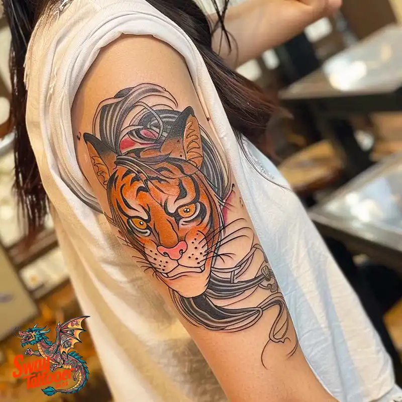 100 Yokai Japanese Tiger Tattoo Designs: Mystical Ink Spirit 50 Yokai Japanese Tiger Tattoo