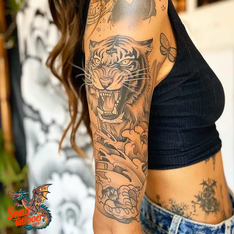 100 Yokai Japanese Tiger Tattoo Designs: Mystical Ink Spirit 52 Yokai Japanese Tiger Tattoo