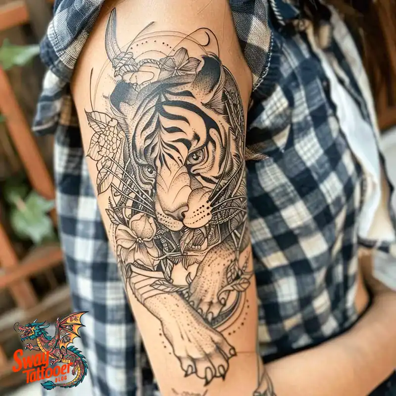 100 Yokai Japanese Tiger Tattoo Designs: Mystical Ink Spirit 54 Yokai Japanese Tiger Tattoo