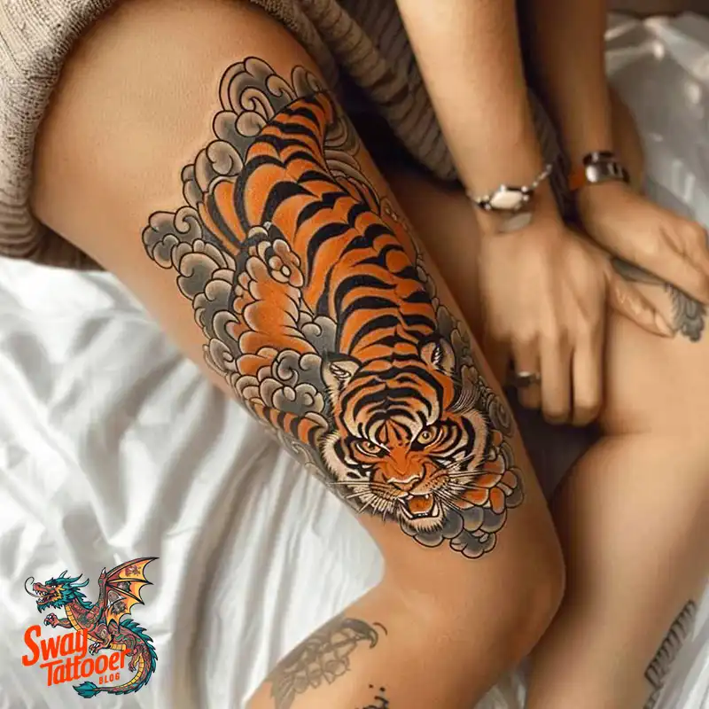 100 Yokai Japanese Tiger Tattoo Designs: Mystical Ink Spirit 34 Yokai Japanese Tiger Tattoo