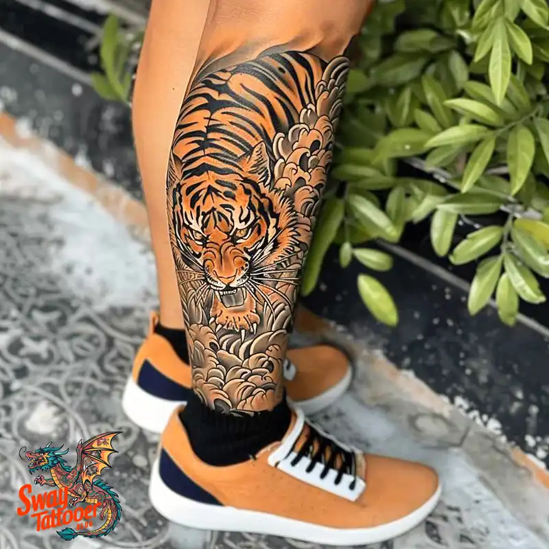 100 Yokai Japanese Tiger Tattoo Designs: Mystical Ink Spirit 31 Yokai Japanese Tiger Tattoo