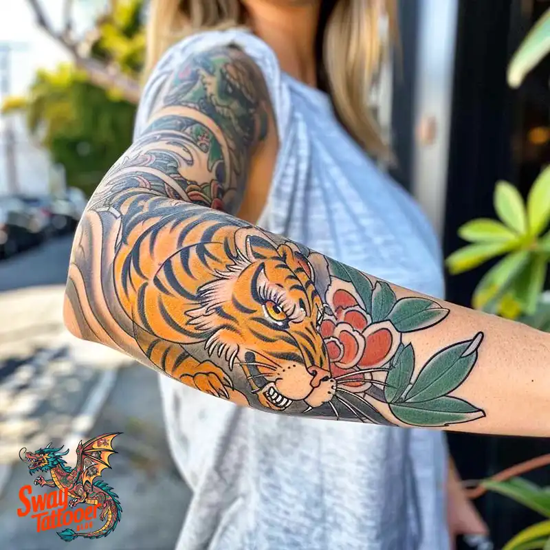 100 Yokai Japanese Tiger Tattoo Designs: Mystical Ink Spirit 24 Yokai Japanese Tiger Tattoo