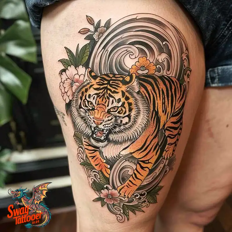 100 Yokai Japanese Tiger Tattoo Designs: Mystical Ink Spirit 77 Yokai Japanese Tiger Tattoo