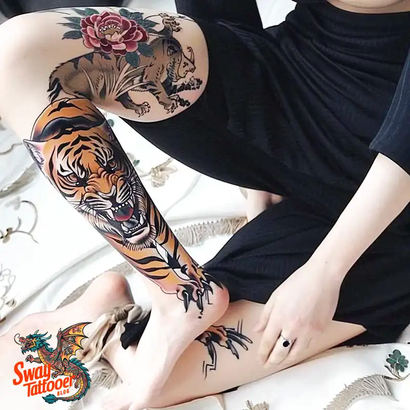 100 Yokai Japanese Tiger Tattoo Designs: Mystical Ink Spirit 14 Yokai Japanese Tiger Tattoo