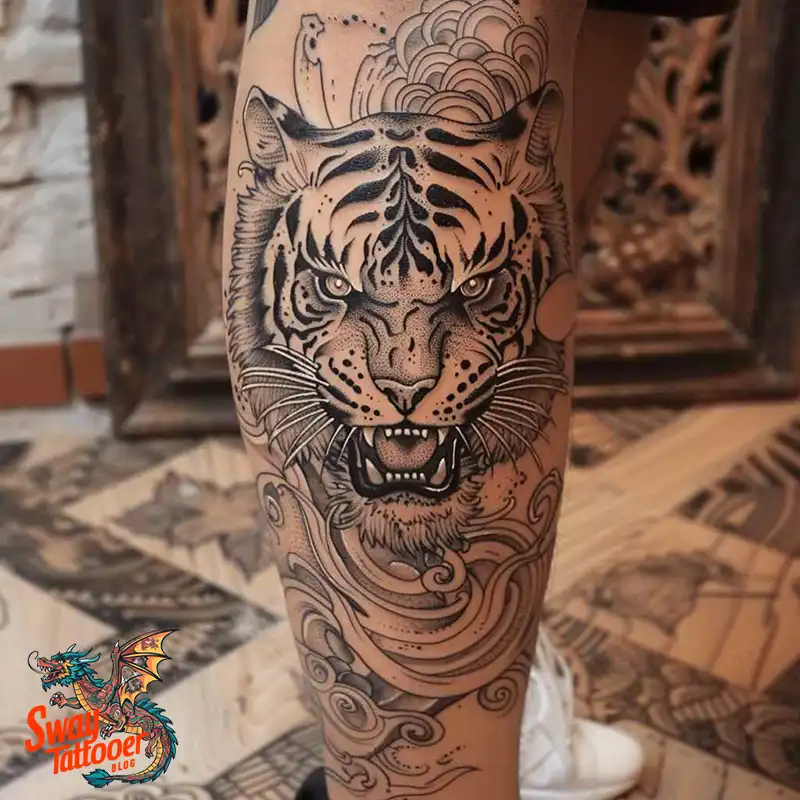 100 Yokai Japanese Tiger Tattoo Designs: Mystical Ink Spirit 79 Yokai Japanese Tiger Tattoo