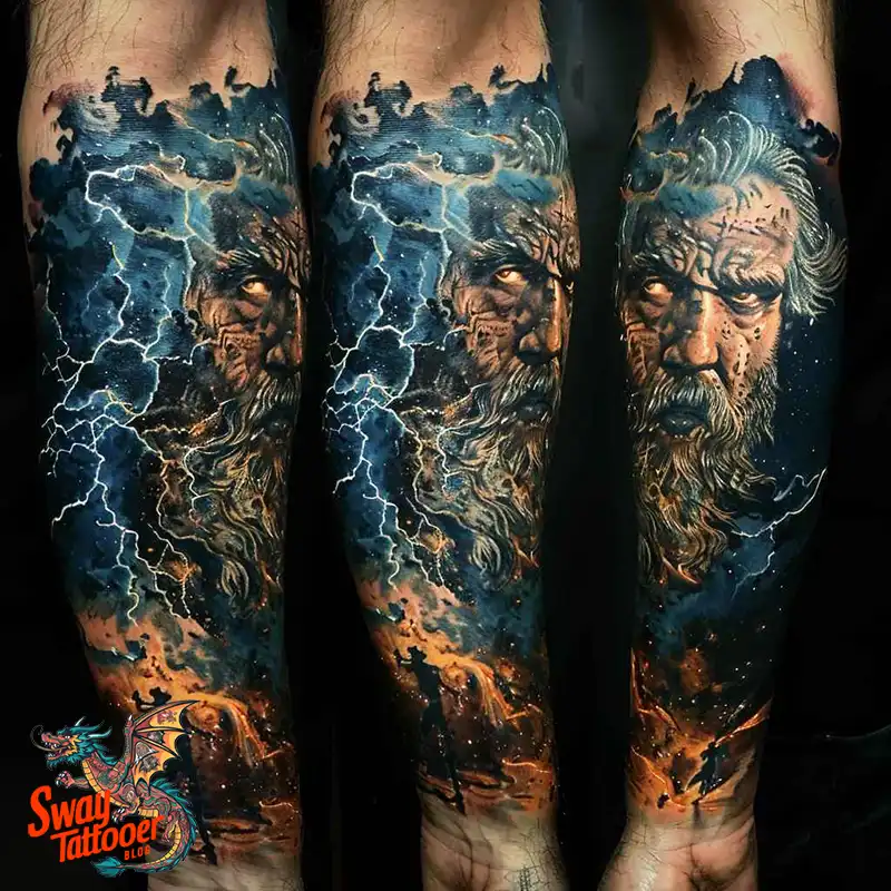 100 Zeus Tattoo Design Ideas: Thunder God Ink on Skin 92 Zeus Tattoo