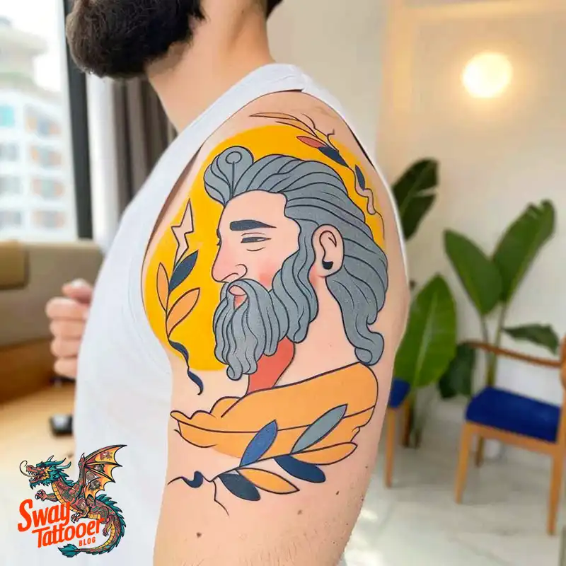 100 Zeus Tattoo Design Ideas: Thunder God Ink on Skin 3 Zeus Tattoo