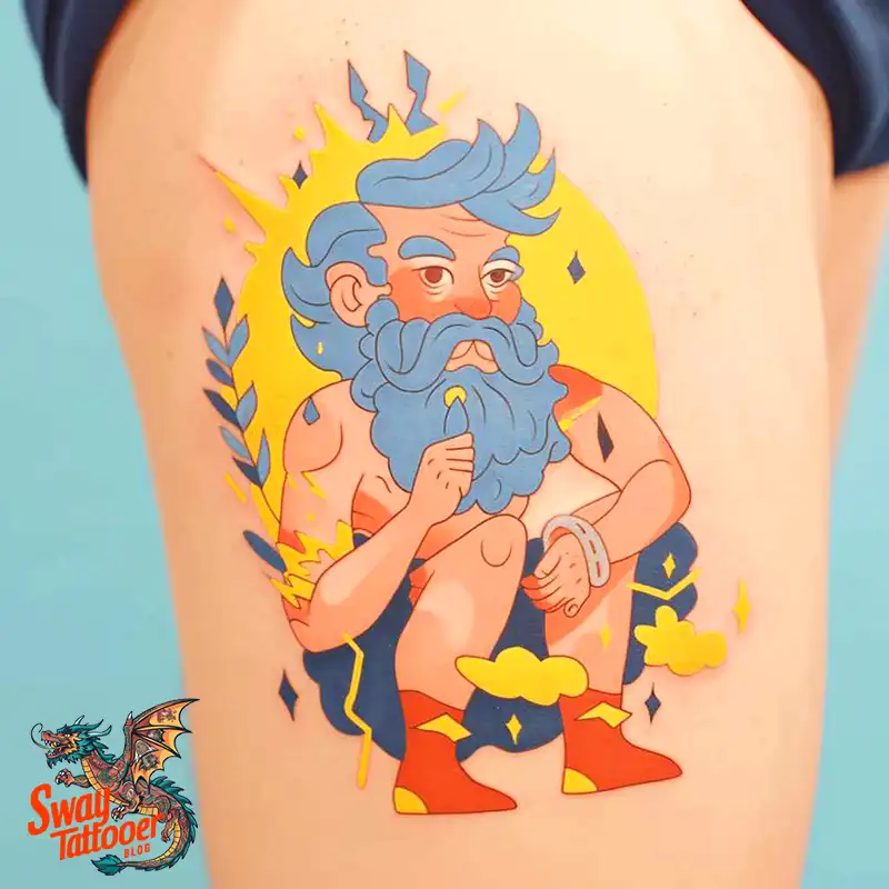 100 Zeus Tattoo Design Ideas: Thunder God Ink on Skin 2 Zeus Tattoo