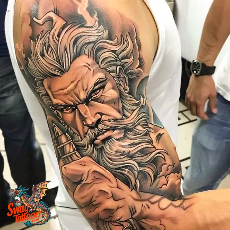 100 Zeus Tattoo Design Ideas: Thunder God Ink on Skin 88 Zeus Tattoo