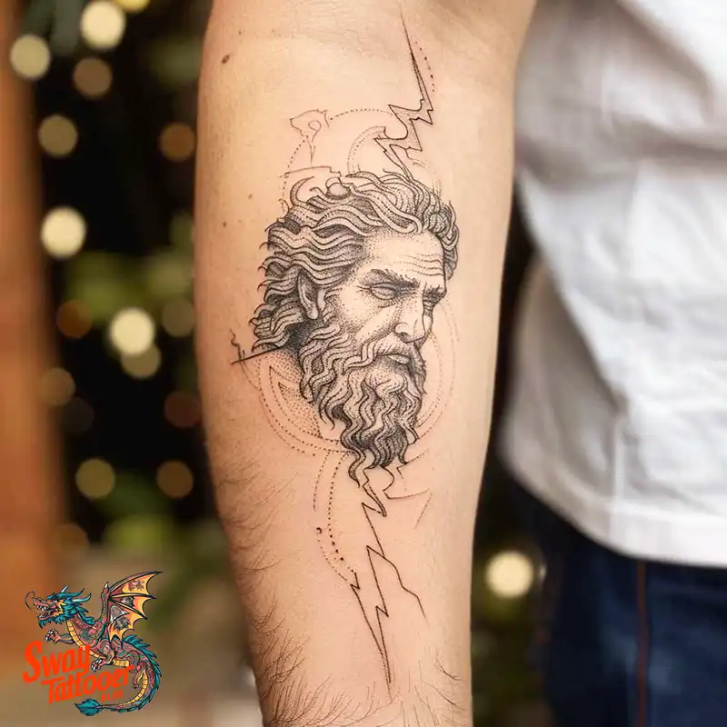 100 Zeus Tattoo Design Ideas: Thunder God Ink on Skin 72 Zeus Tattoo