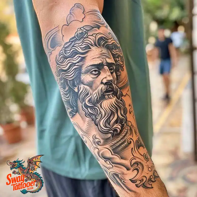 100 Zeus Tattoo Design Ideas: Thunder God Ink on Skin 37 Zeus Tattoo