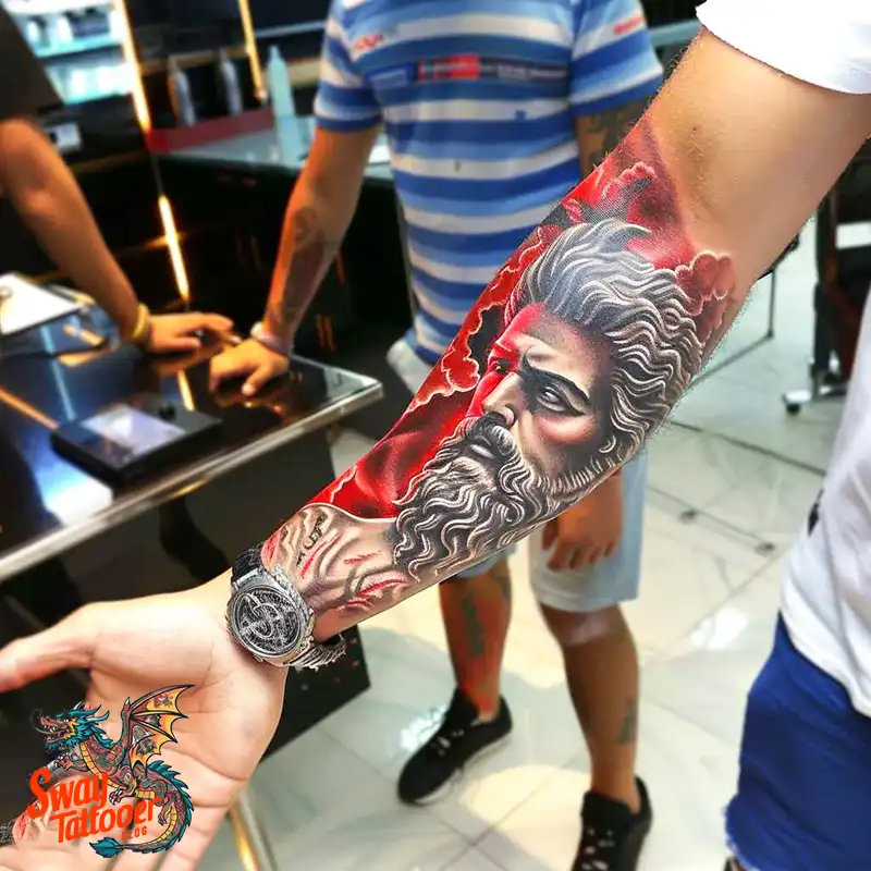 100 Zeus Tattoo Design Ideas: Thunder God Ink on Skin 33 Zeus Tattoo