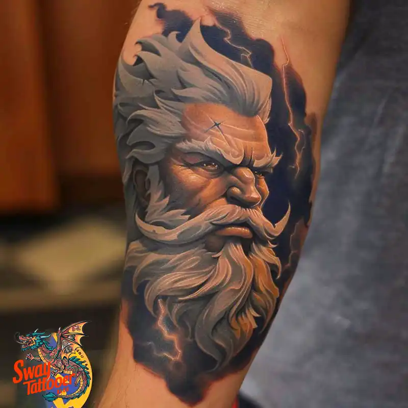 100 Zeus Tattoo Design Ideas: Thunder God Ink on Skin 23 Zeus Tattoo
