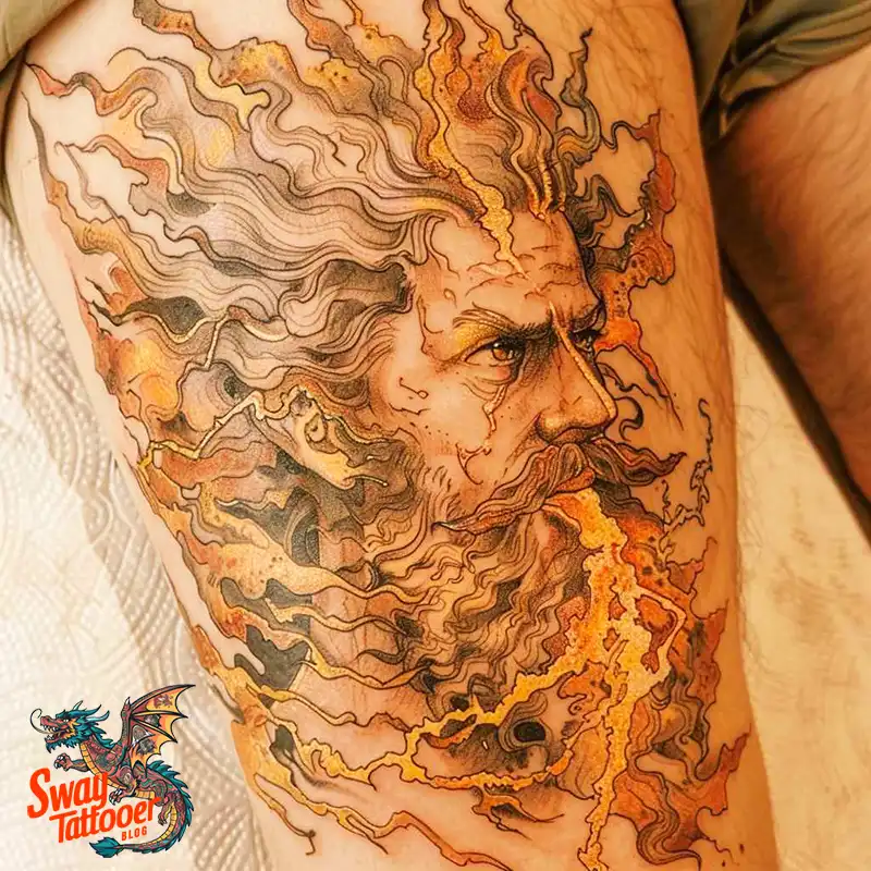 100 Zeus Tattoo Design Ideas: Thunder God Ink on Skin 18 Zeus Tattoo