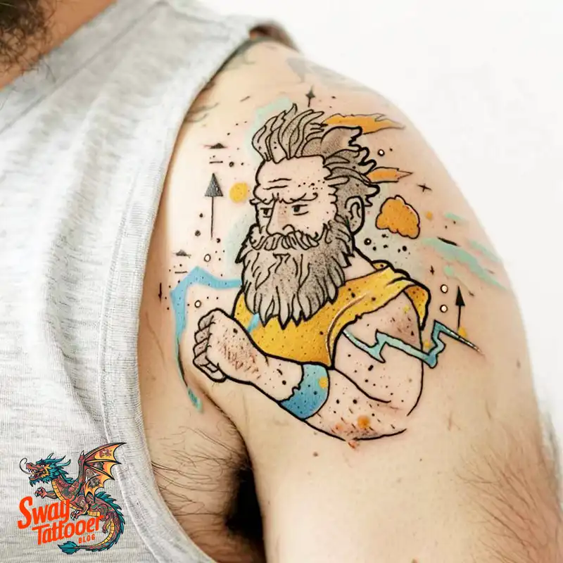100 Zeus Tattoo Design Ideas: Thunder God Ink on Skin 100 Zeus Tattoo