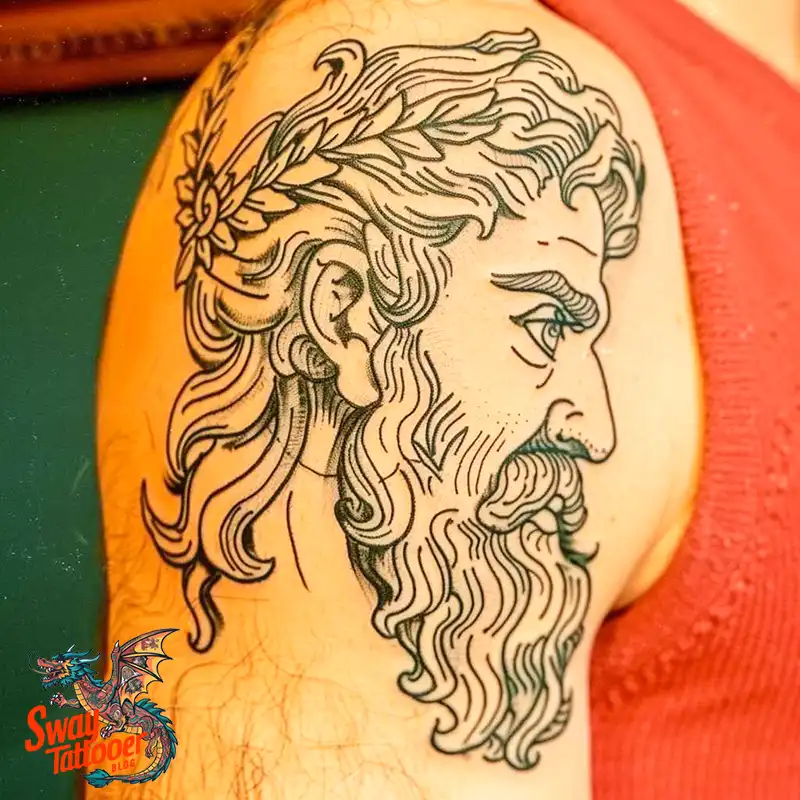 100 Zeus Tattoo Design Ideas: Thunder God Ink on Skin 11 Zeus Tattoo