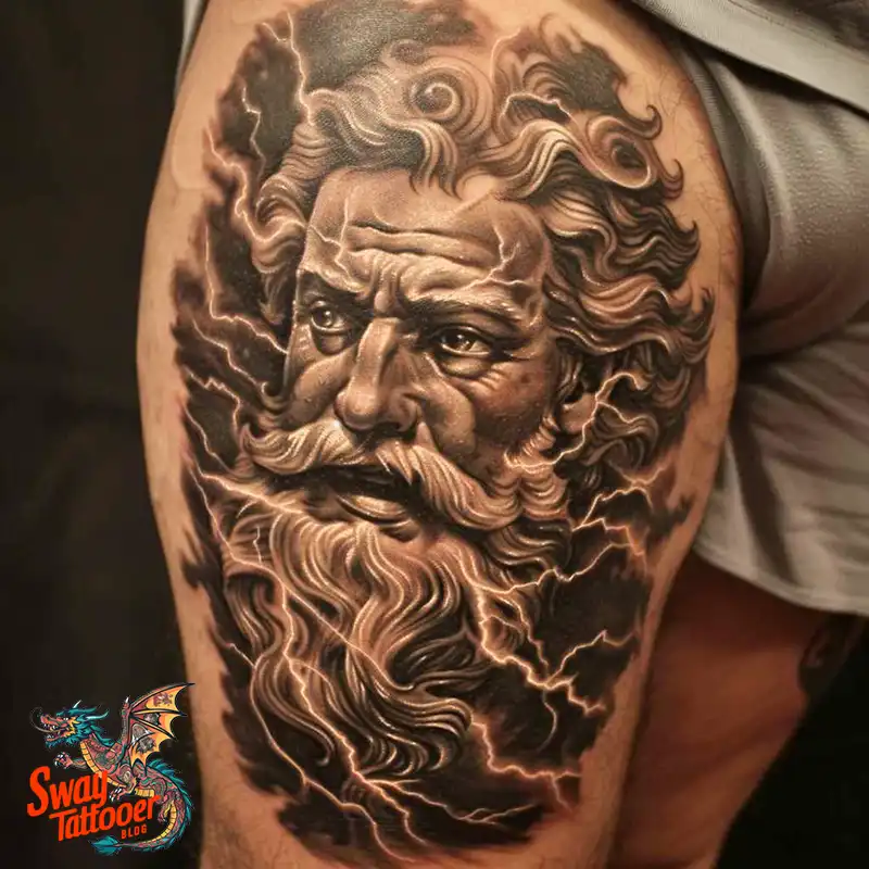 100 Zeus Tattoo Design Ideas: Thunder God Ink on Skin 8 Zeus Tattoo
