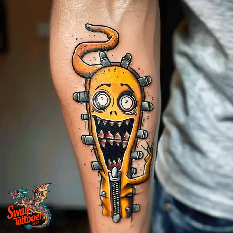 75 Zipper Tattoo Design Ideas: Trend & Stories Behind the Ink 71 Zipper Tattoo