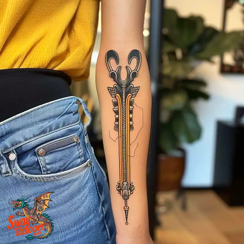 75 Zipper Tattoo Design Ideas: Trend & Stories Behind the Ink 60 Zipper Tattoo