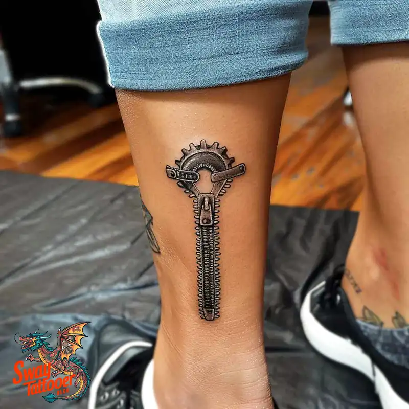 75 Zipper Tattoo Design Ideas: Trend & Stories Behind the Ink 45 Zipper Tattoo