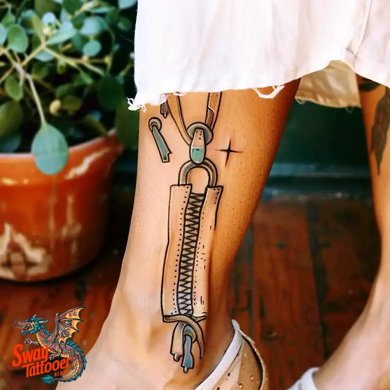 75 Zipper Tattoo Design Ideas: Trend & Stories Behind the Ink 44 Zipper Tattoo