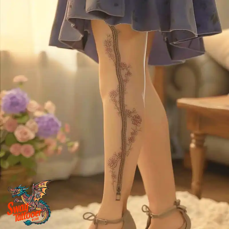 75 Zipper Tattoo Design Ideas: Trend & Stories Behind the Ink 35 Zipper Tattoo