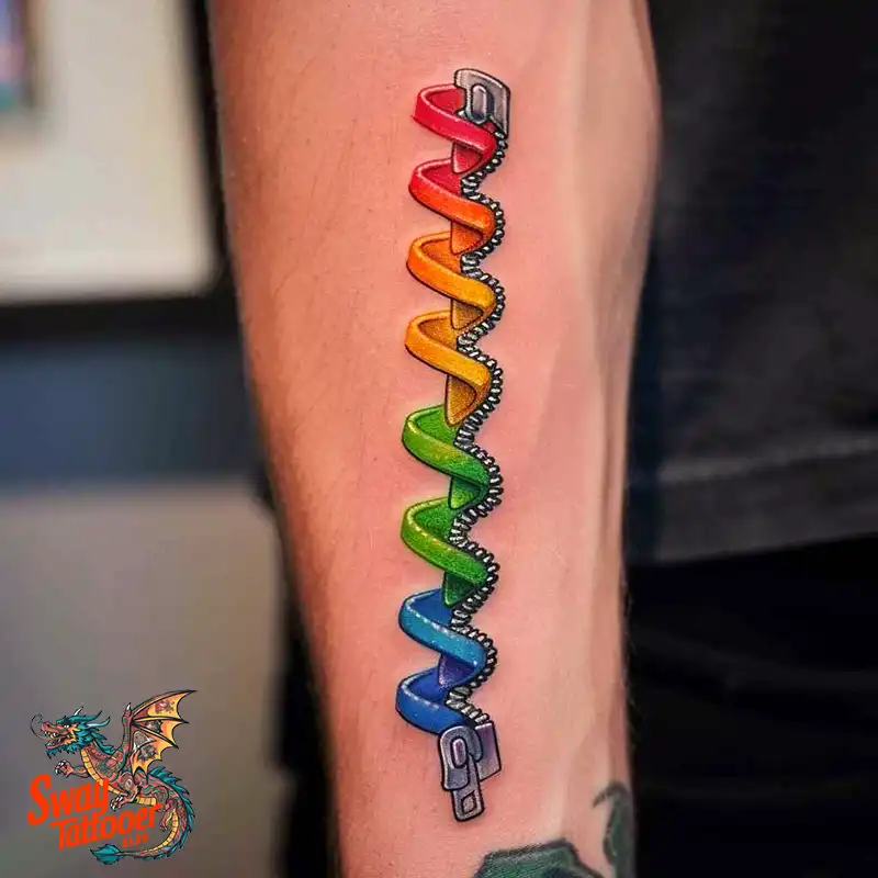 75 Zipper Tattoo Design Ideas: Trend & Stories Behind the Ink 67 Zipper Tattoo