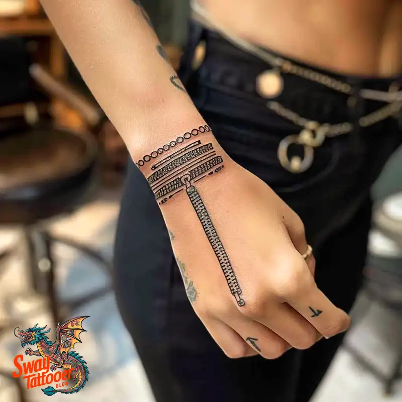 75 Zipper Tattoo Design Ideas: Trend & Stories Behind the Ink 20 Zipper Tattoo