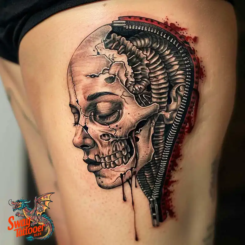 75 Zipper Tattoo Design Ideas: Trend & Stories Behind the Ink 10 Zipper Tattoo