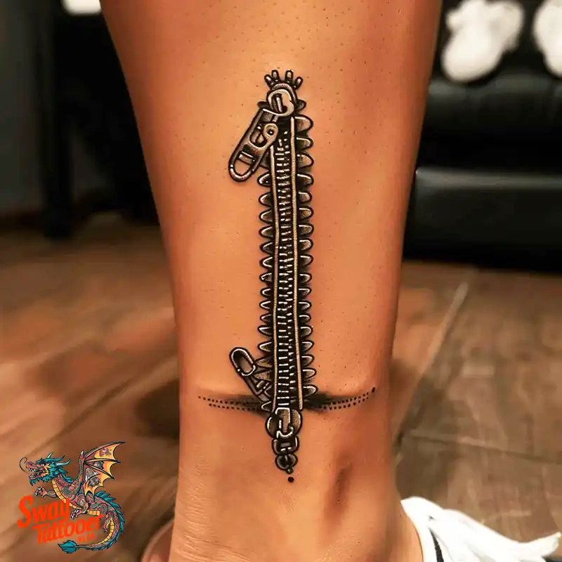 75 Zipper Tattoo Design Ideas: Trend & Stories Behind the Ink 7 Zipper Tattoo