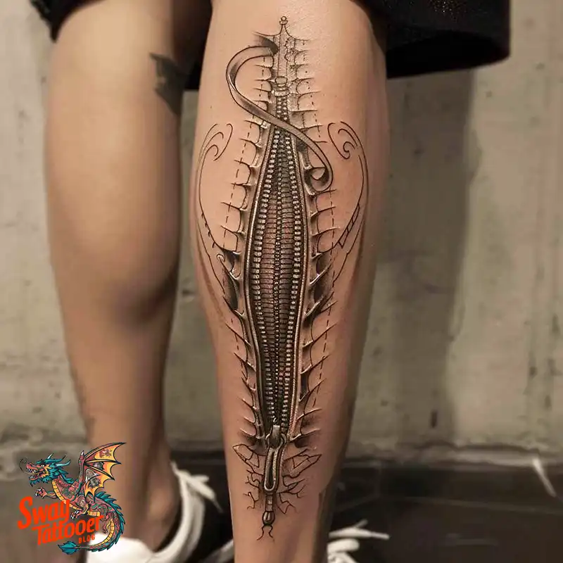 75 Zipper Tattoo Design Ideas: Trend & Stories Behind the Ink 6 Zipper Tattoo