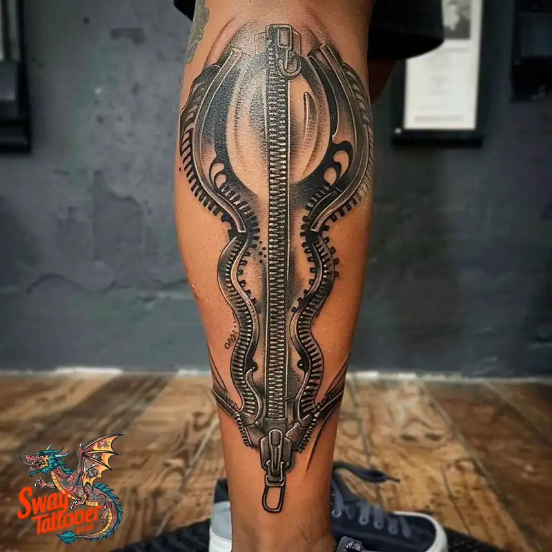 75 Zipper Tattoo Design Ideas: Trend & Stories Behind the Ink 5 Zipper Tattoo