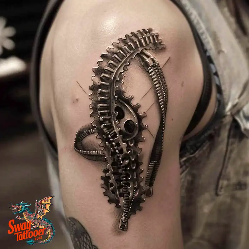 75 Zipper Tattoo Design Ideas: Trend & Stories Behind the Ink 4 Zipper Tattoo