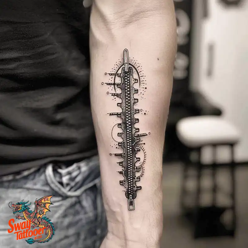 75 Zipper Tattoo Design Ideas: Trend & Stories Behind the Ink 65 Zipper Tattoo