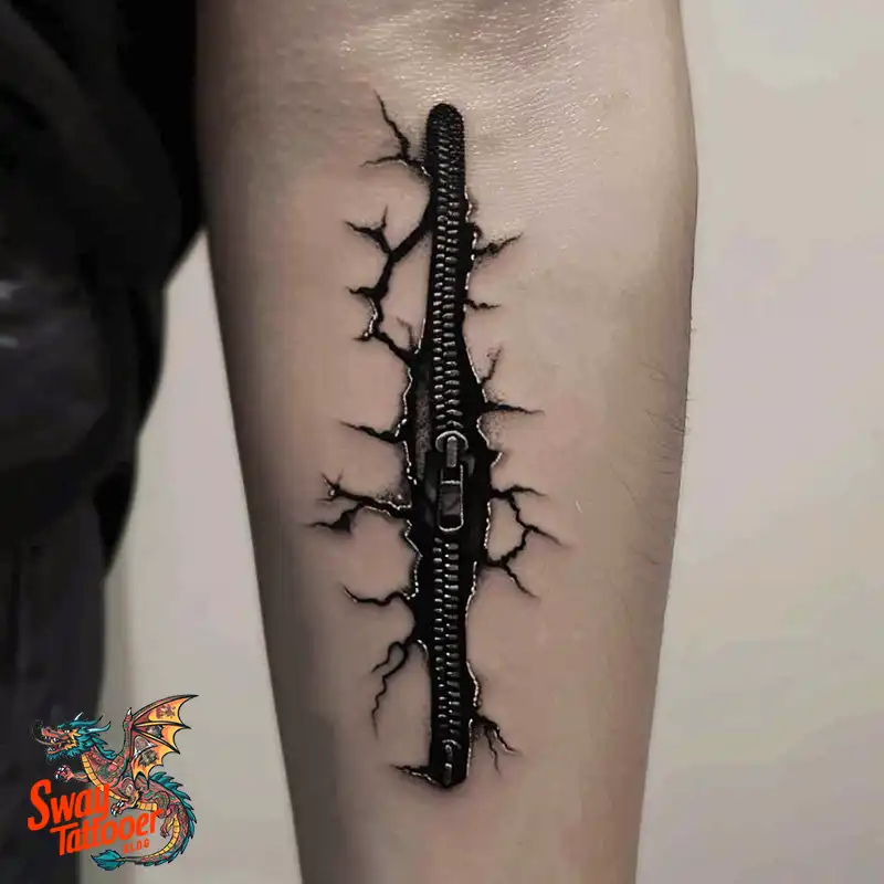 75 Zipper Tattoo Design Ideas: Trend & Stories Behind the Ink 1 Zipper Tattoo