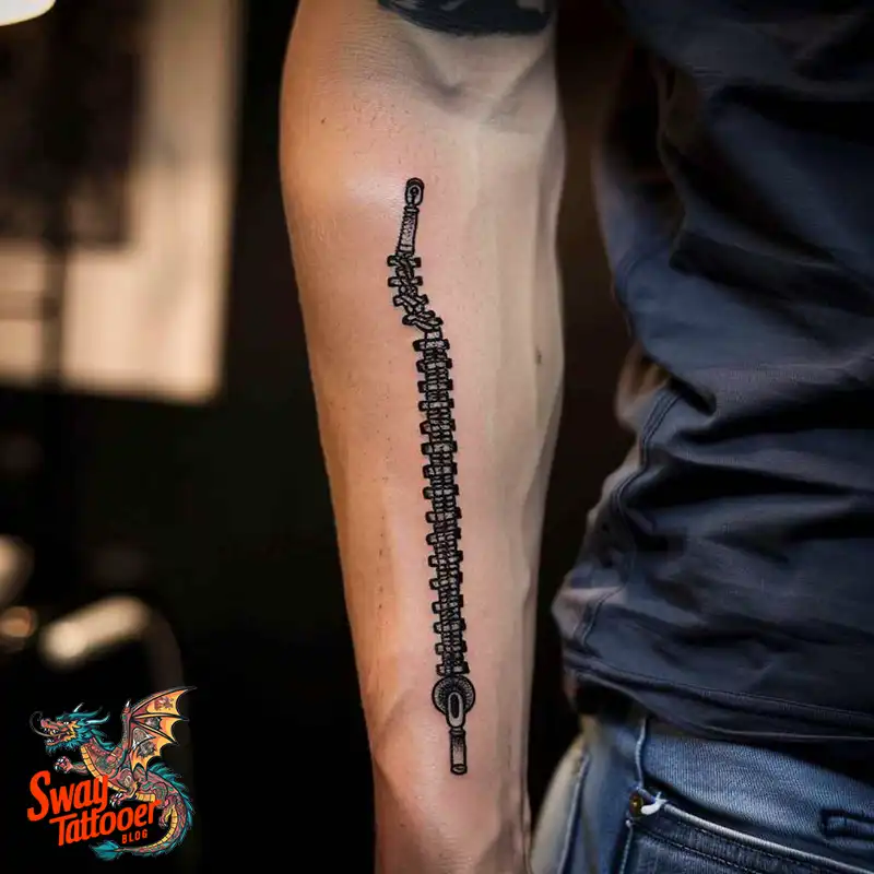 75 Zipper Tattoo Design Ideas: Trend & Stories Behind the Ink 64 Zipper Tattoo