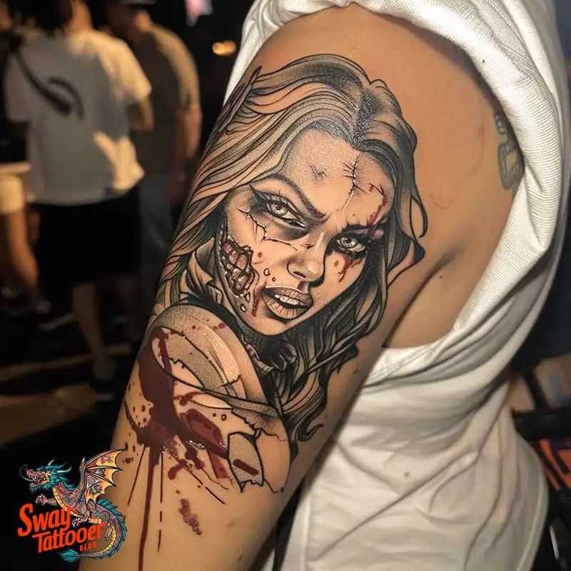 170 Zombie Tattoo Design Ideas: Inner Undead with Inked Art 46 Zombie Tattoo